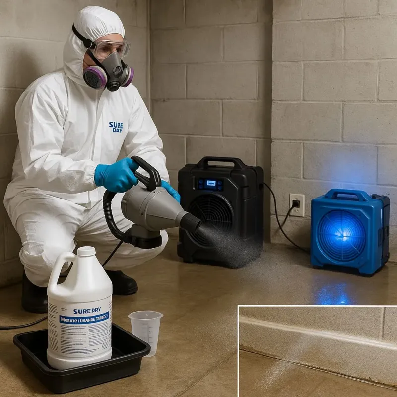 Sanitization and Odor Removal process in Stevensville, MI