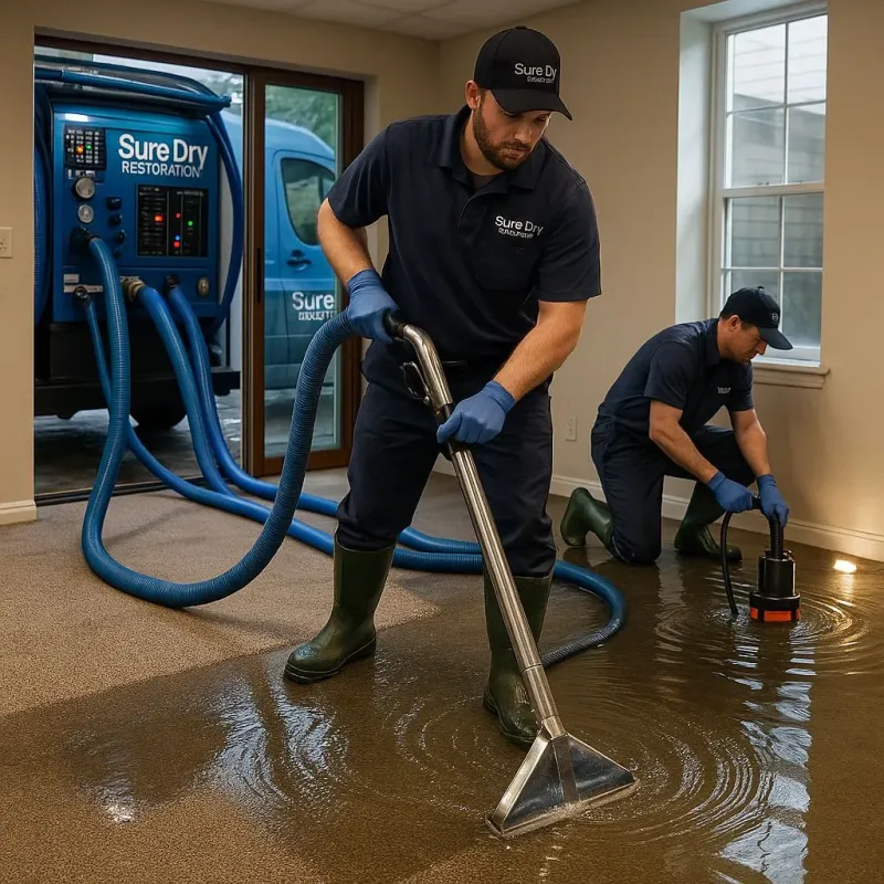 Water Extraction and Removal process in Stevensville, MI